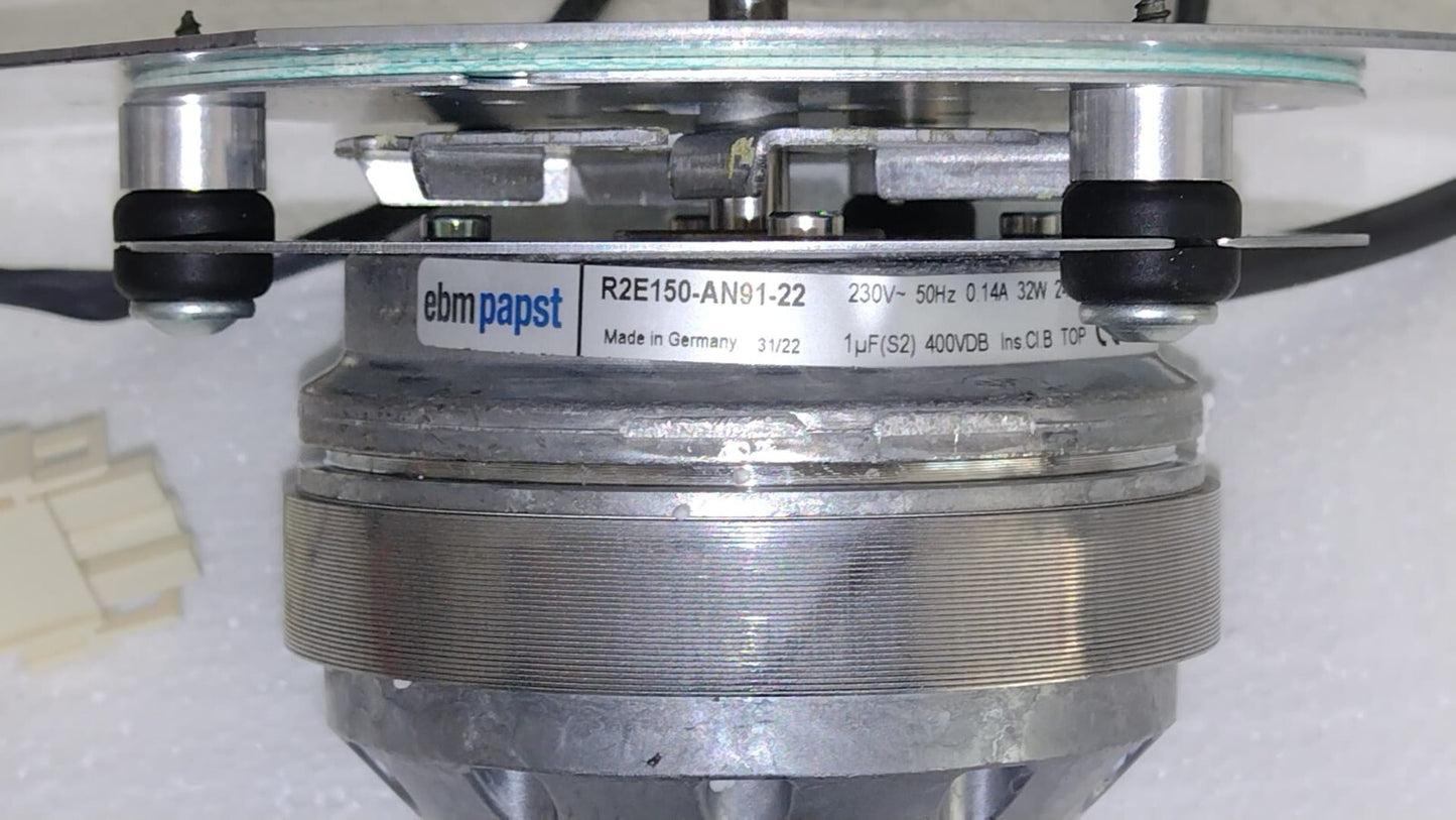 ESTRATTORE EBM PAPST R2E150-AN91 Ventola 150mm 230V 50HZ 0,14A 32W 2400 rpm