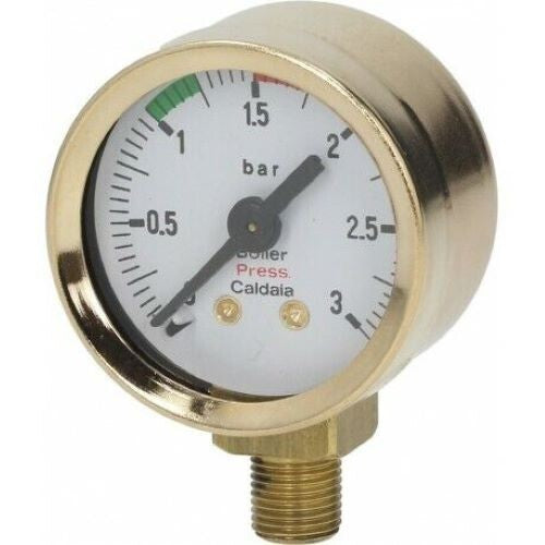 MANOMETRO CALDAIA Ø 42 mm 0Ø3 bar 1245005 Elektra 00398035 Microcasa a Leva