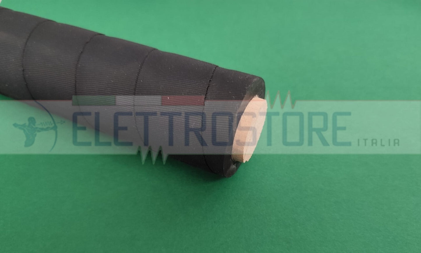 BASTONE BATTIFILTRO D.40mm Lunghezza 30,5cm(GOMMA)+31,5cm(TUBO IN LEGNO)