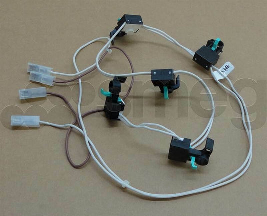 GRUPPO 5 MICROINTERRUTTORE ACCENSIONE PIANO COTTURA SMEG P755AB 694490969