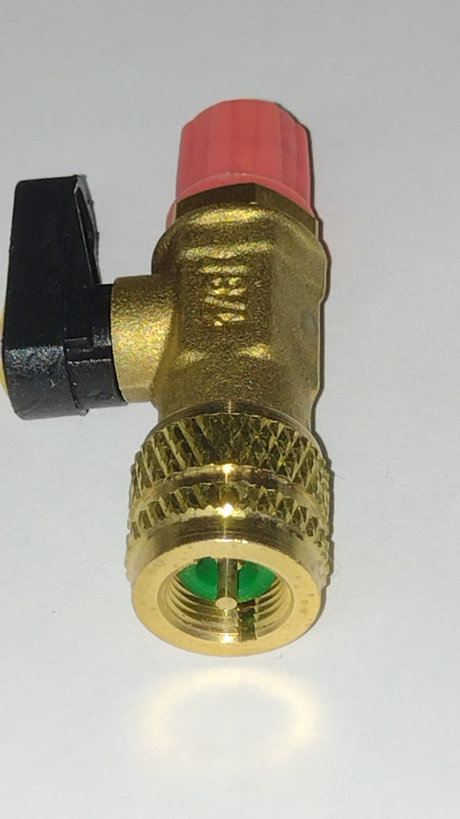 RUBINETTO 1/4 SAE MASCHIO + 1/4 SAE FEMMINA PER BOMBOLE DA 1KG FR140