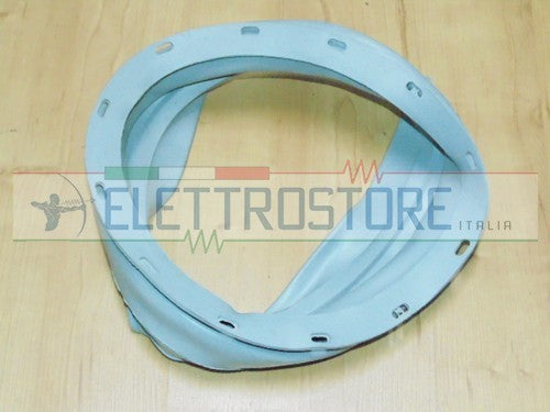 GUARNIZIONE INDESIT SOFFIETTO OBLO' LAVATRICE 12 FORI C00103630 IT3002