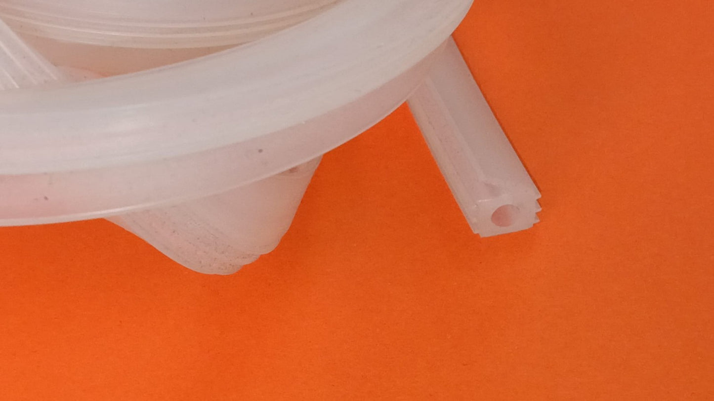GUARNIZIONE CAMPANA LAVEZZINI A LABBRO SILICONE PROFILO DIM. 9X7X H12 1mt