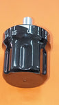 RGV Manopola Graduata 0-15 Nera Originale Affettatrice 22 25 26 27.5