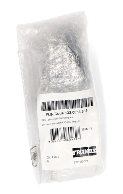 FRANKE TERMOSTATO ELETTRICO PER FORNO 50 -260° ORIGINALE 133.0056.685, 1992988