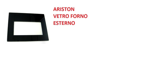 ARISTON INDESIT VETRO PORTA FORNO ESTERNO IX + SQUADRETTE C00094595