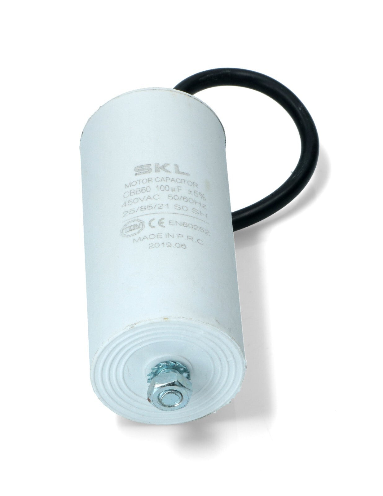 CONDENSATORE 100mf 450VAC 50/60HZ CON CAVETTO