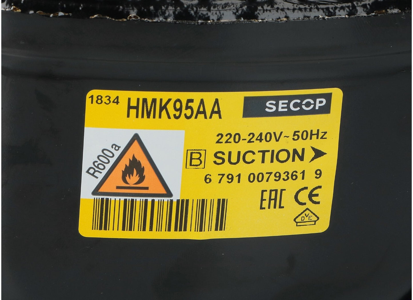 COMPRESSORE HMK95AA SECOP = NTU170MT TURK ELEKTRIK