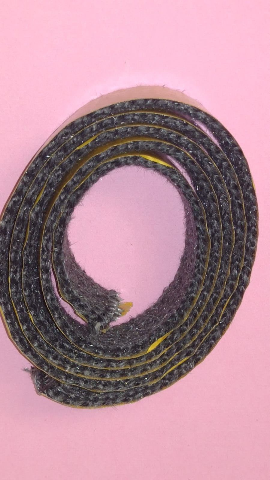 GUARNIZIONE PIATTA ADESIVA TEXTAPE STUFE A PELLET 25mm x 3mm CADEL E ALTRI 1mt