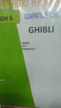 GH6 5 SACCHETTI ASPIRAPOLVERE GHIBLI MOD.AS 6 POWER D12