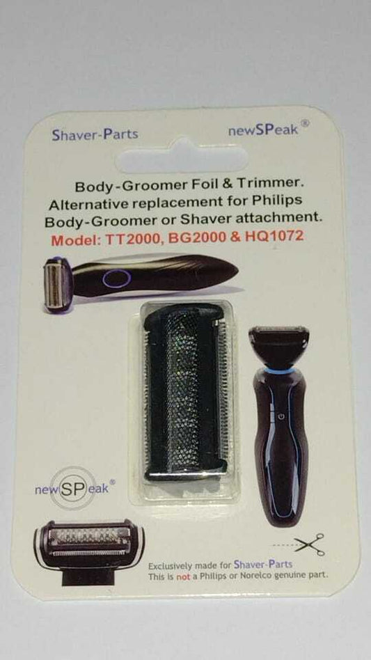 Lamina di ricambio TT2000 TT 2000 rasoi philips Bodygroom bg2026 bg2036 TT2040