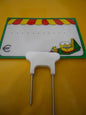 KIT SEGNAPREZZI 9,5x6,5 PVC 30Pz+30 PUNTE INOX FORMAGGI *