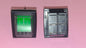 Interruttore bipolare 22X30 250V 16A luminoso di colore verde con protezione