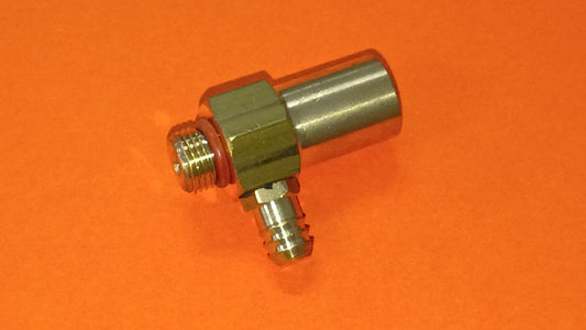 VALVOLA NON RITORNO CON DEARIAZIONE  1/8M 1/8F PORTAGOMMA Ø 7mm