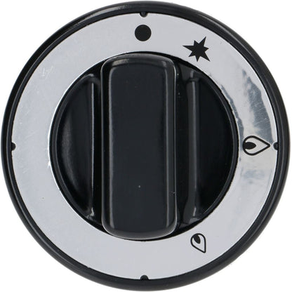 MANOPOLA NERA ø 70 mm SERIGRAFATA 3241871