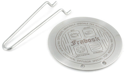 DIFFUSORE DISCO UNIVERSALE per PENTOLE INDUZIONE ACCIAIO INOX cm. 14