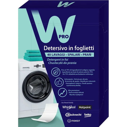 Detergente professionale per bucato in foglietti biodegradabile Fragranza Bosco