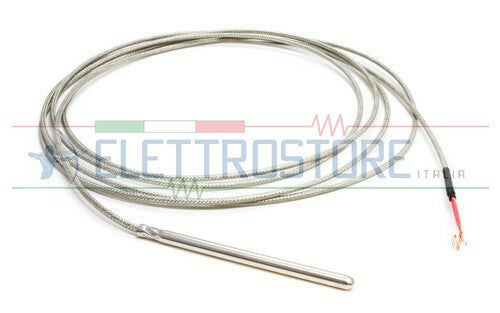 SONDA PT100 3mt VTRX 6x100mm +600°C