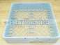 CESTO QUADRATO PLASTICA 50x50 H10,6 TAZZE/BICCHIERI CSTNB0052