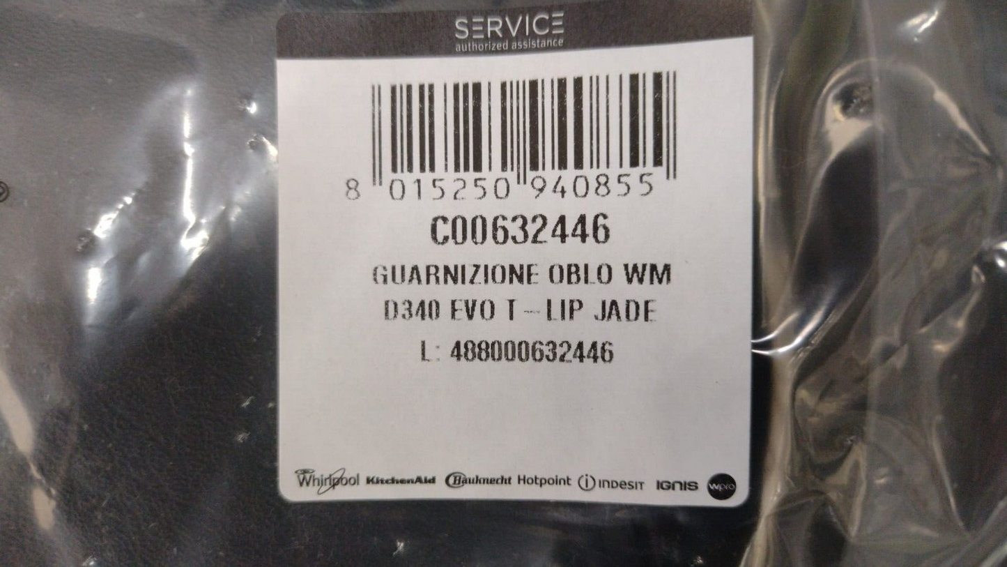 Guarnizione Soffietto Oblò per Lavatrice Ariston Indesit NF924WKIT C00632446