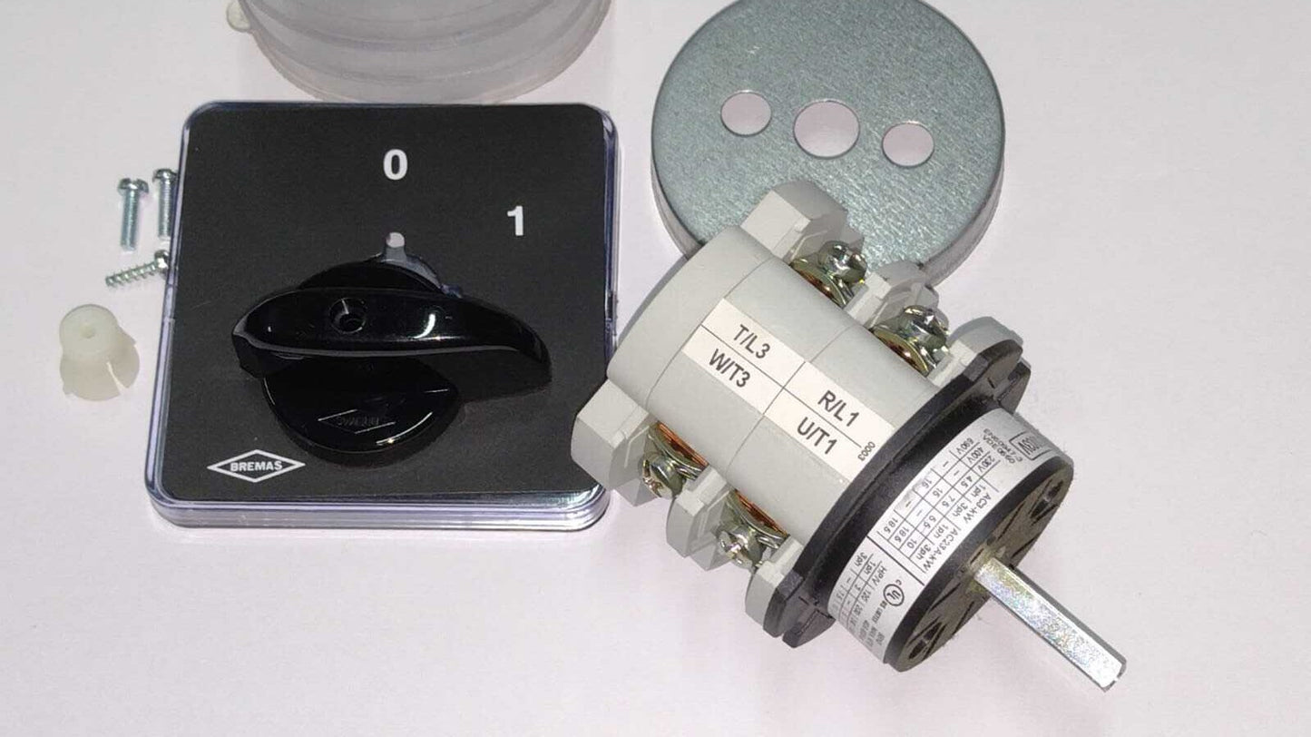 INTERRUTTORE A CAMME BREMAS 40A 600V IP00 3 POLI (0-1) 1057541 5111891