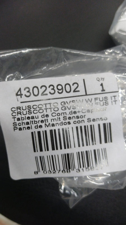 CRUSCOTTO FRONTALE BIANCO PER LAVATRICE CANDY HOOVER 43023902 ORIGINALE