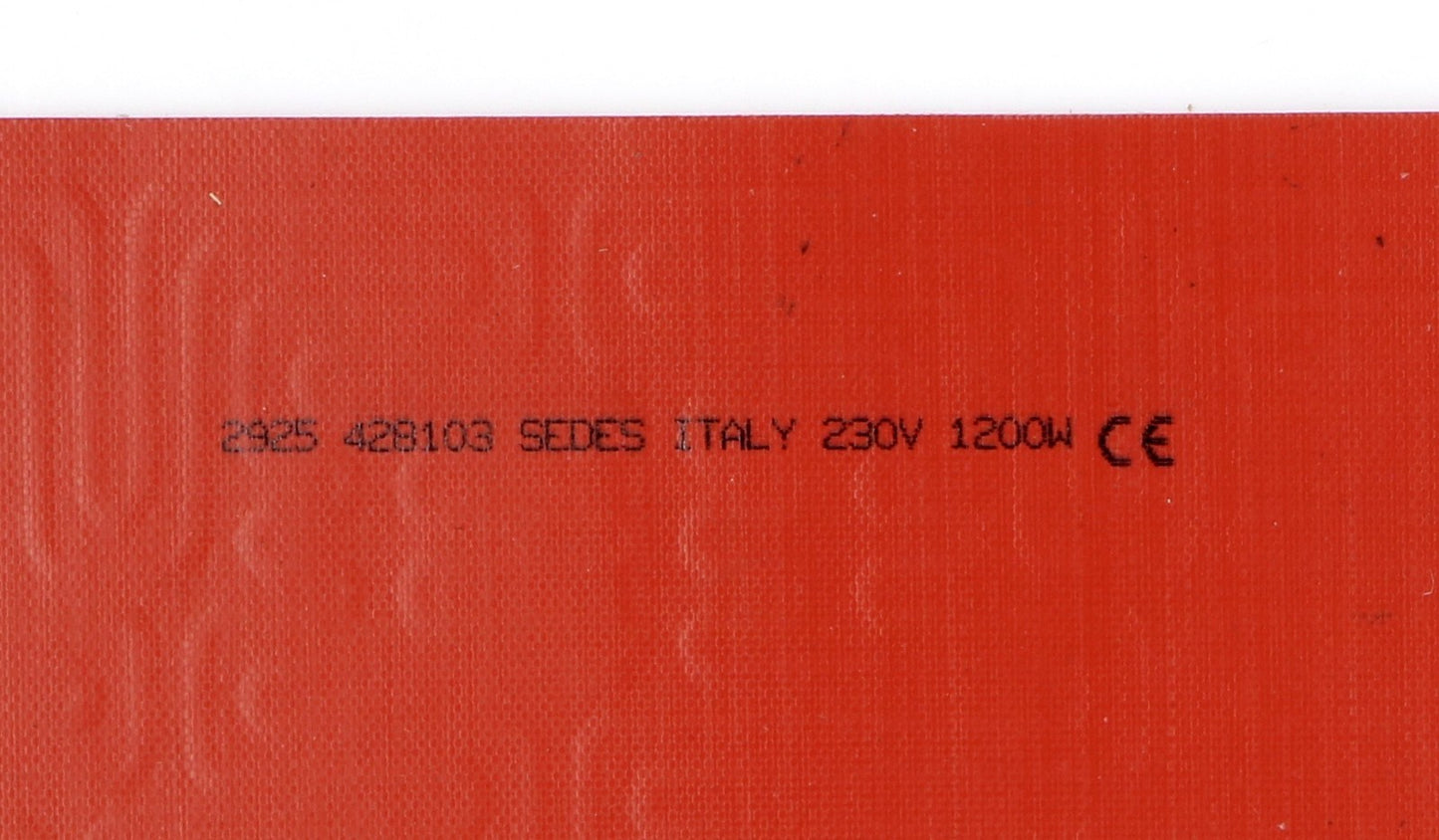 RESISTENZA BAGNOMARIA SILICONE 1200W 230V 29x40cm SEDES 428103