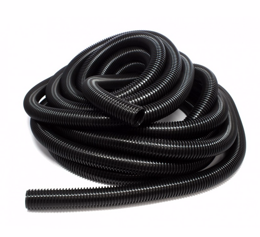 TUBO FLESSIBILE ASPIRAPOLVERE DIAMETRO ESTERNO 39 mm INTERNO 31 mm NERO 15mt