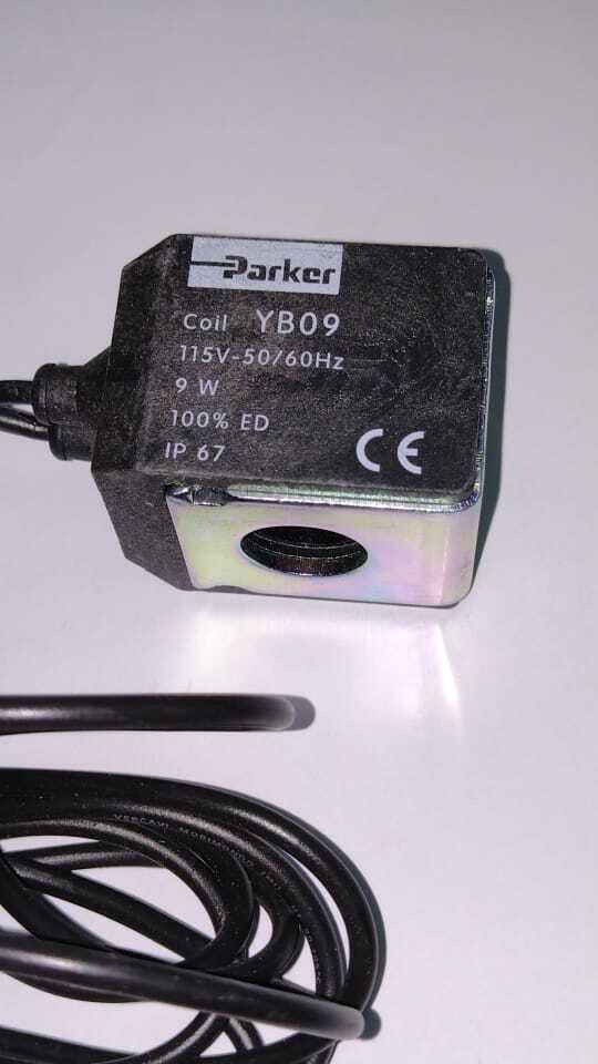 BOBINA PARKER YB09 115VAC 50/60HZ 9W IP67 CON FILO