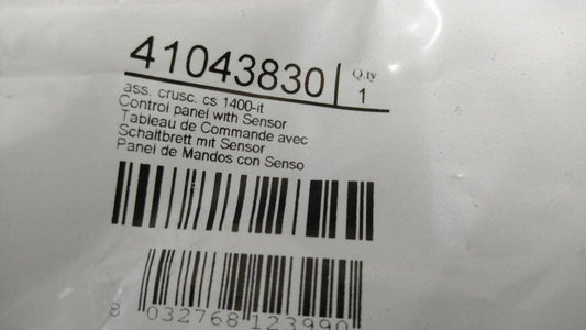 CRUSCOTTO FRONTALE BIANCO PER LAVATRICE CANDY HOOVER 41043830 ORIGINALE