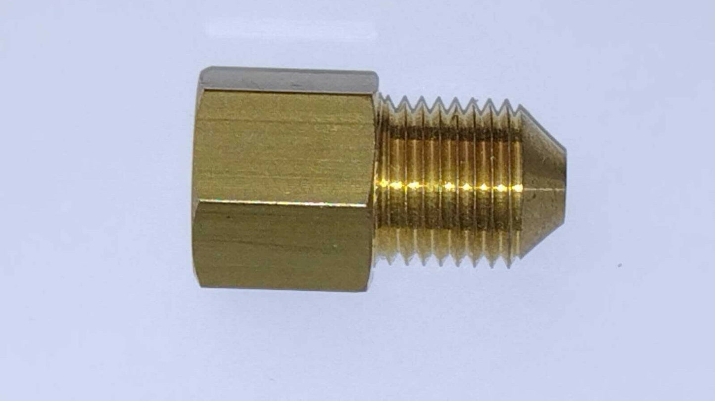 RIDUZIONE 1/4"Femmina + 1/4" Maschio in Ottone