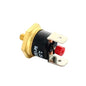 Termostato di sicurezza 165°C con riarmo manuale a vite M 4x5 mm faston vertical