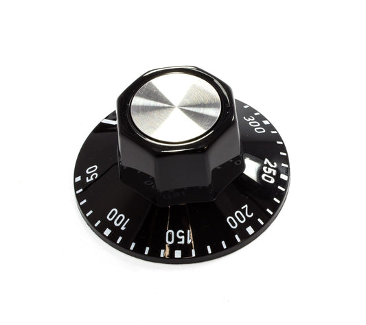 MANOPOLA FORNO NERA ø 50 mm 50-300°C EGO 0000.524.822 2101904