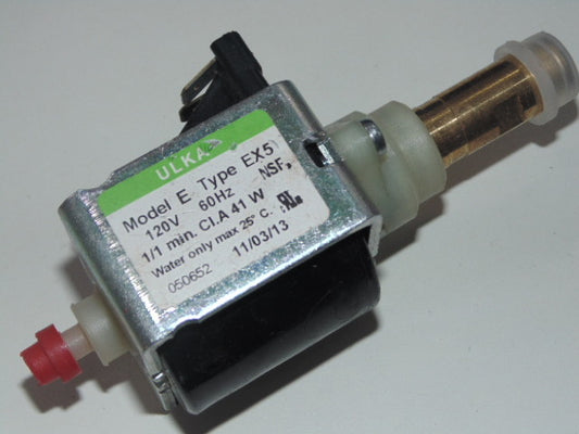 ULKA PUMPS ULKA PUMP POMPA ULKA Model E Type EX5 120V 60HZ 41W 1/1 min.