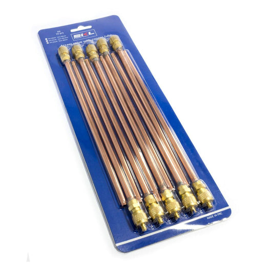 VALVOLINA CARICA CON TUBETTO 20cm Ø 6mm KIT 10pz