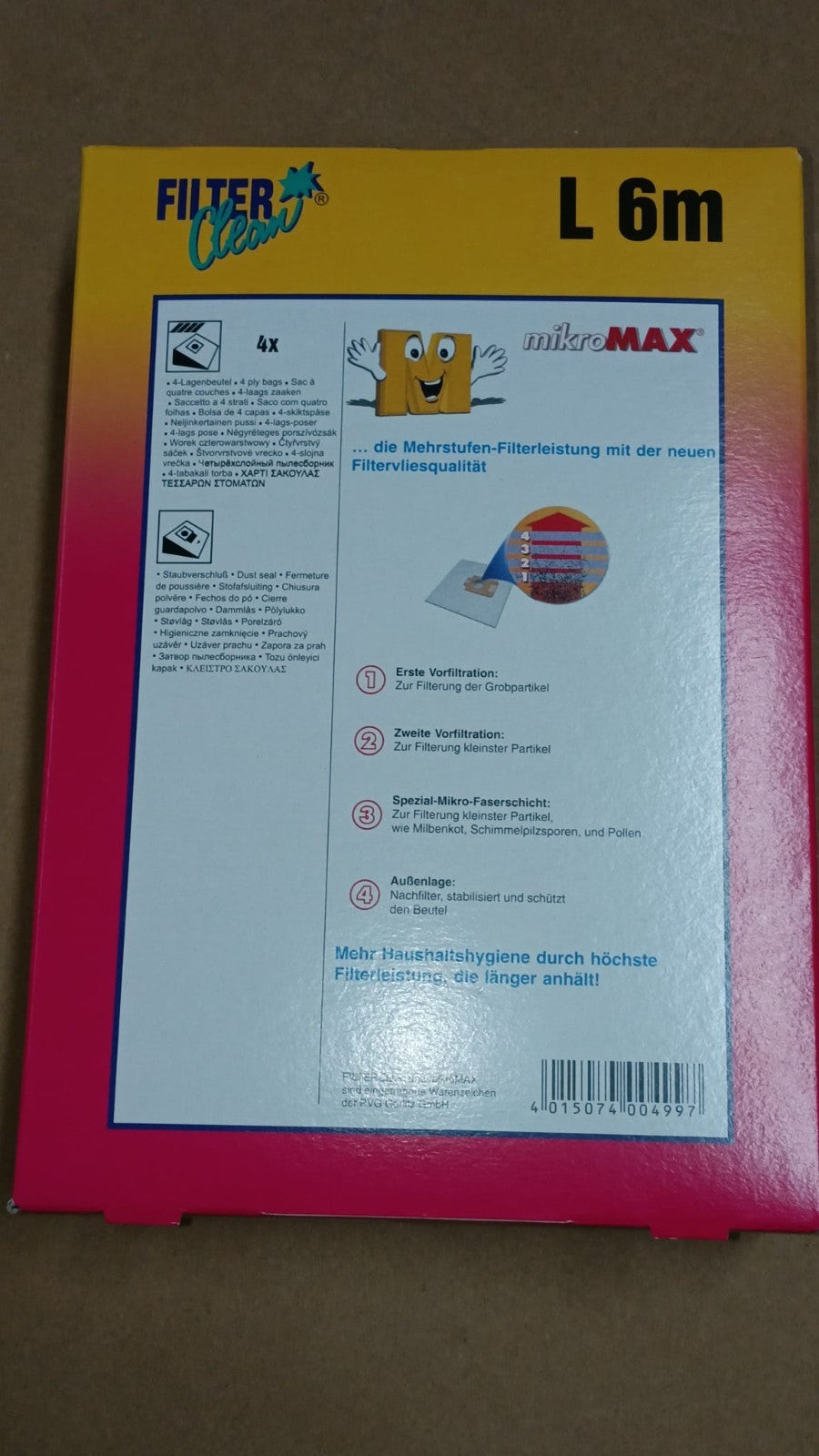 SEVERIN BC7035 BR 7980 SB 9015 4 SACCHI MICROFIBRA FL0012-K