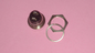 Pulsante N.A. Contatti a Saldare 3A-125V Rosso NAP/57R-C Pulsante Citofoni ⌀16mm