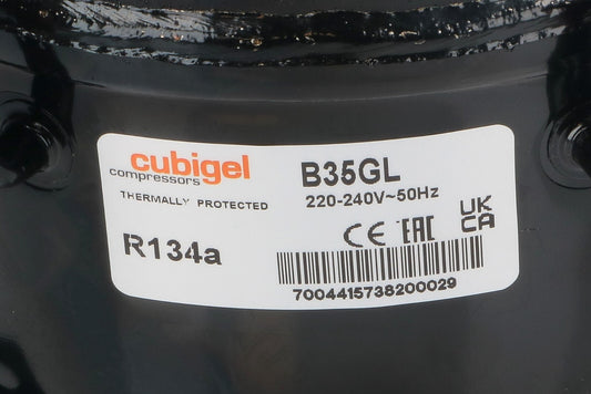 COMPRESSORE CUBIGEL B35GL R134a HBP 3,50cc