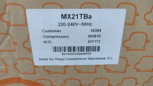 COMPRESSORE CUBIGEL MX21TBa R404/507 HMBP 20,72cc