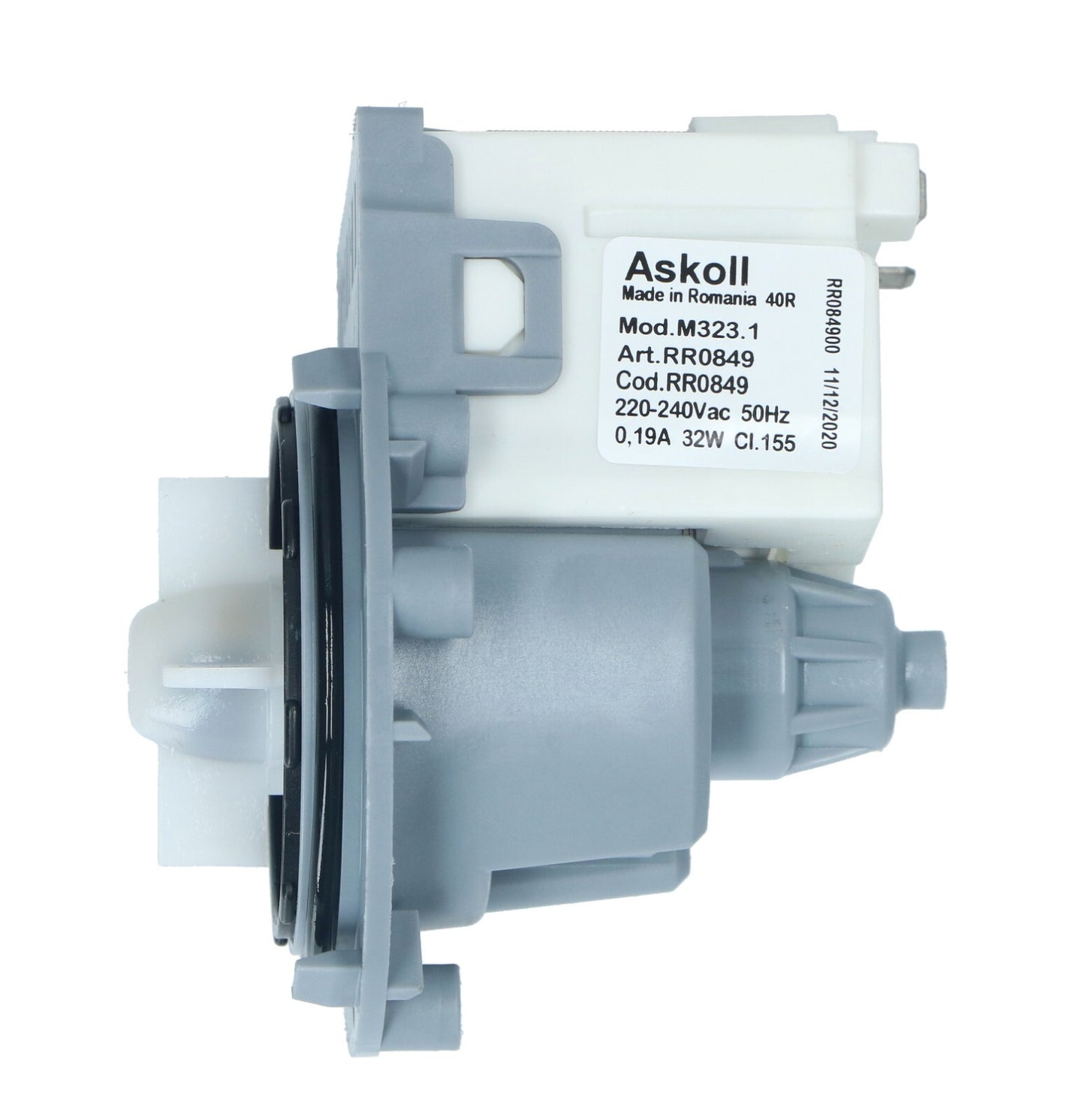 POMPA MAGNETICA ASKOLL M323.1 32W 220/240V 50HZ 0,19A + TERMOPROTETTORE PMP008UN