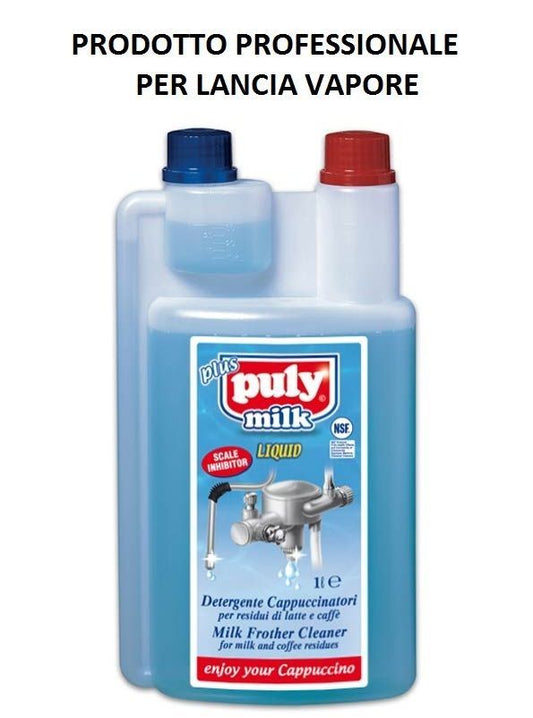 PULY MILK 1000 ML DETERGENTE LANCIA VAPORE MACCHINA CAFFE' LINEA PULYCAFF