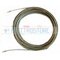 CAVO RISCALDANTE 2mt 100W 220V SILICONICO CALZA in METALLO RESISTENZA FLESSIBILE