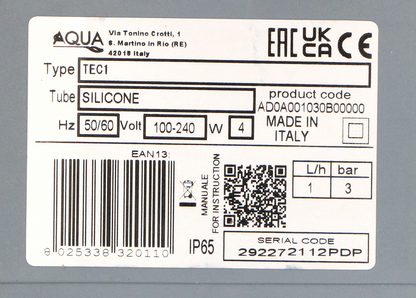 DOSATORE PERISTALTICO BRILLANTANTE COMPLETO DI KIT  AD0A001030B00000
