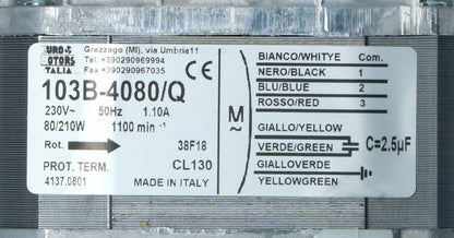 MOTORE FAN COIL 103B-3045/Q 45W B/A 3 VELOCITA'