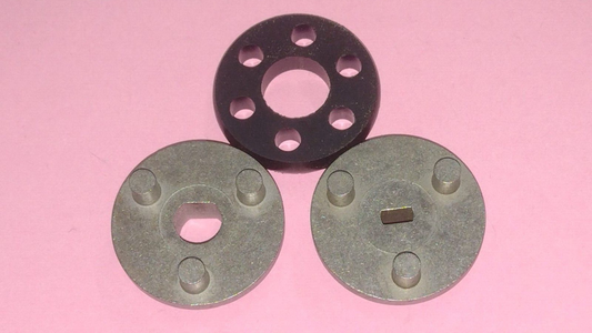 GIUNTO MOTORE  POMPA FLANGIA COMPLETO 3 PEZZI Diam.40mm PER POMPE NUERT
