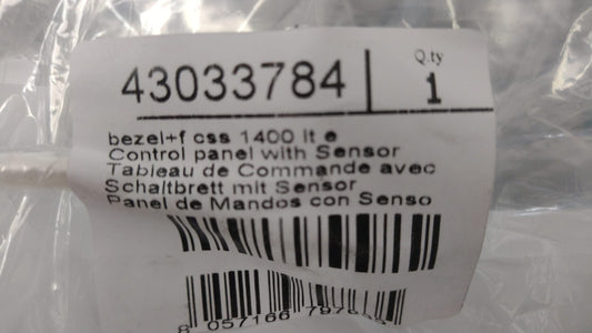 CRUSCOTTO FRONTALE BIANCO PER LAVATRICE CANDY HOOVER 43033784 ORIGINALE