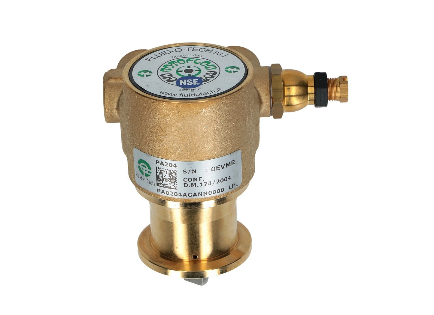POMPA VOLUMETRICA FLUID-O-TECH Ø 3/8" GAS Cod. 1330026 36 PA0204AGANN0000