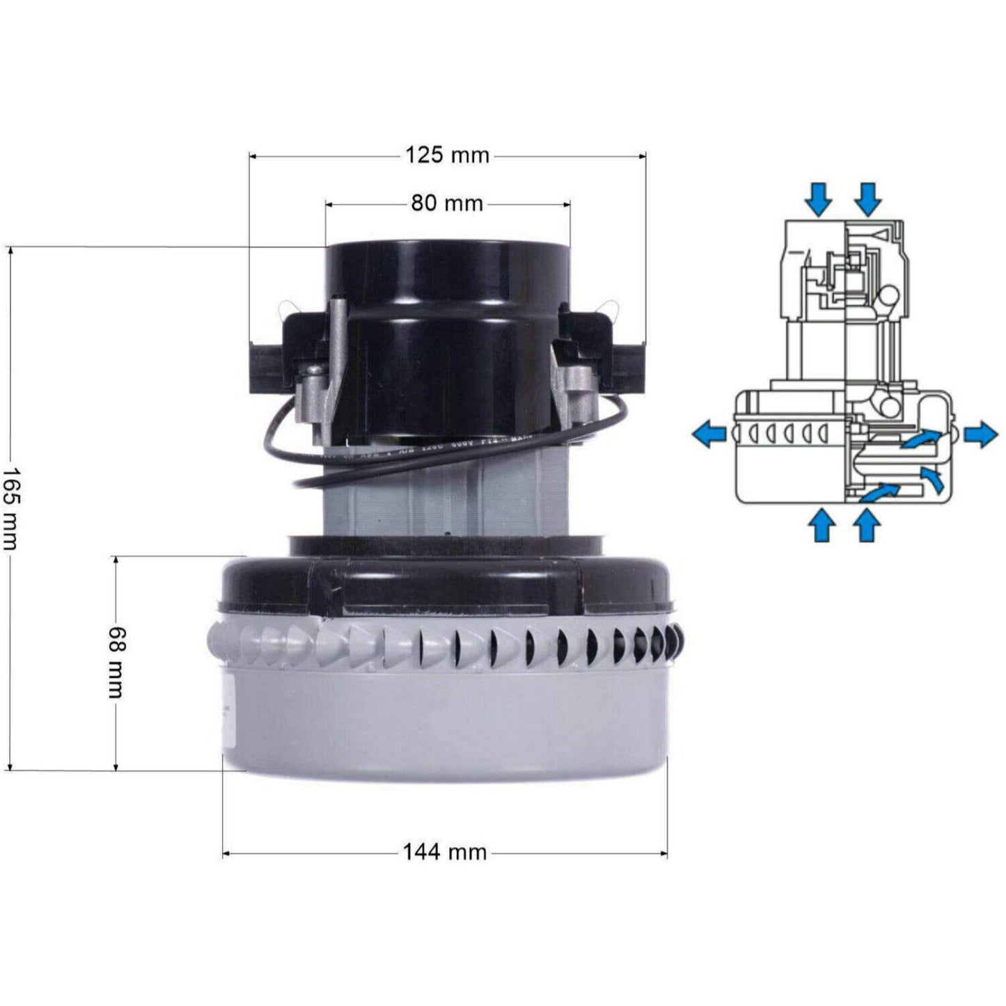 MOTORE LAMB ORIGINALE 116555-13 6110960105 24V DC 400W