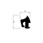 ARISTON INDESIT GOMMINO ANTIGRAFFIO PER GRIGLIA CUCINA GAS 4pz C00075434