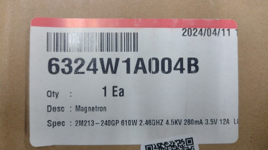 MAGNETRON LG 6324W1A004B ORIGINALE